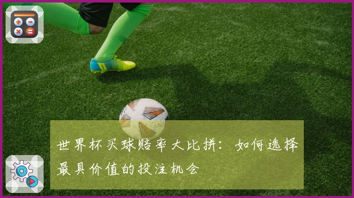 世界杯买球赔率大比拼：如何选择最具价值的投注机会
